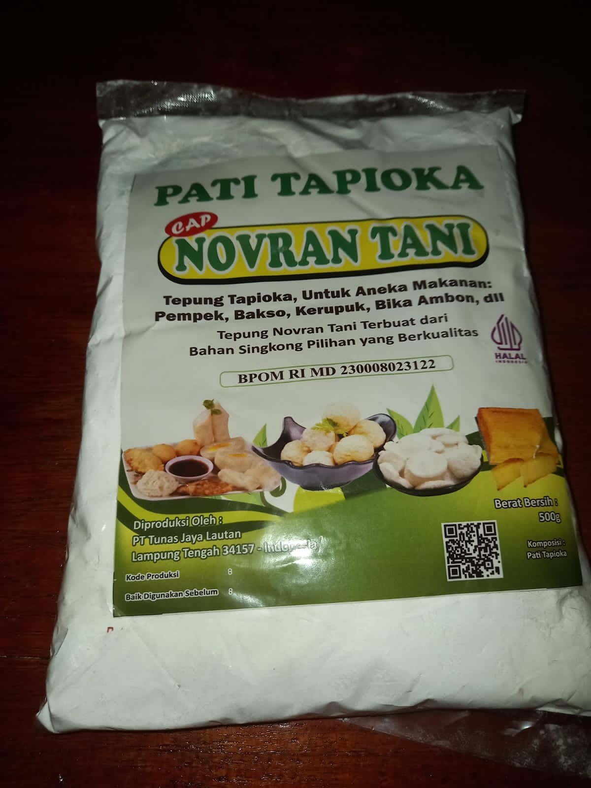 Pati Tapioka Novran Tani